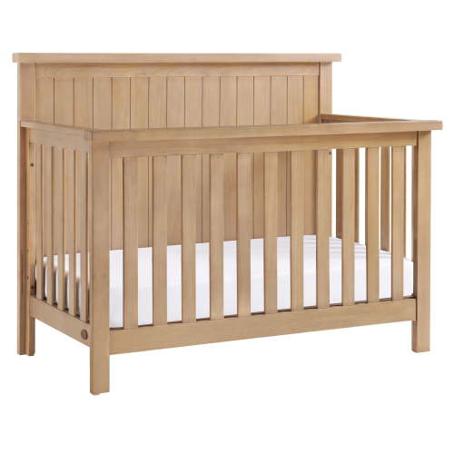 Soho Baby Everlee 4-In-1 Convertible Crib In Honey Wood