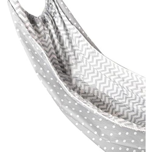 Children Hammock Swing Kids Cotton Cloth Bag Chair Baby Room Home Decor Indoor Outdoor Hanging Basket Hammock Chair for Bedroom, Grey