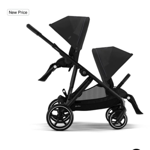 CYBEX Gazelle S | Double Stroller (car seats attach as well)