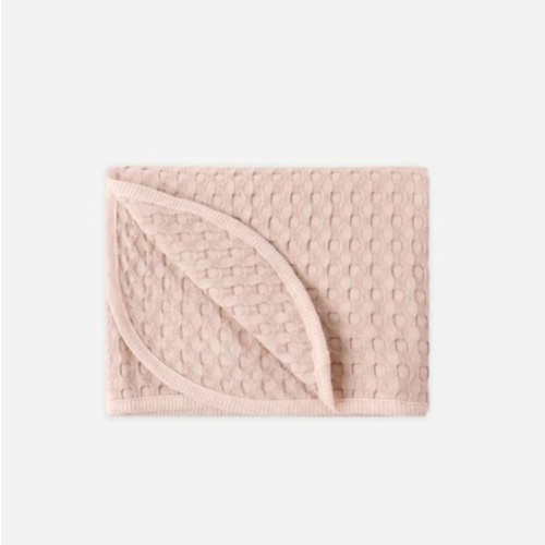 Waffle Baby Blanket || Blush