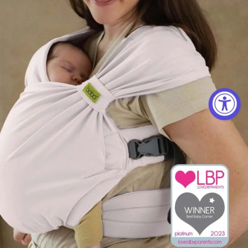 Boba Bliss Baby Wrap Carrier in Organic Stone – Boba Inc.
