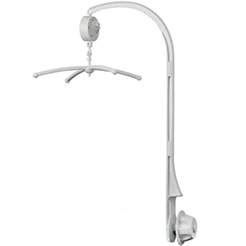 AFUNTA 26 Inch Baby Mobile for Crib, Adjustable Screw Crib Mobile Arm with Music Box Holder, Crib Mobile for Baby Girl Nursery Decor
