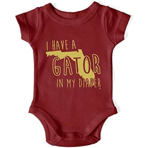 In My Diaper I Have A Gator - Florida Rival Sports Fans Baby One Piece