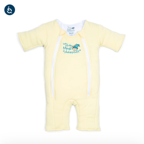 Yellow Baby Merlin’s Magic Sleepsuit | 100% Cotton Baby Sleepwear