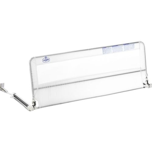 Regalo Hideaway 54-Inch Extra Long Bed Rail Guard, with Reinforced Anchor Safety System, 54” L x 20” H, For ages 2 - 5 years