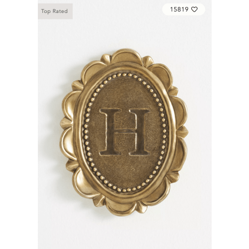 Louisa Monogram Gallery Wall Charm | Anthropologie