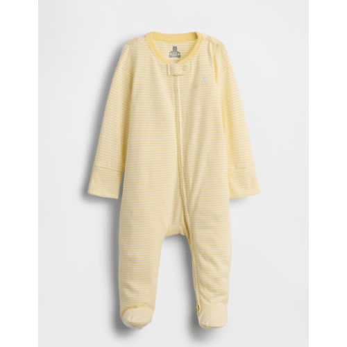 Baby Organic Cotton Footed Zip One-Piece