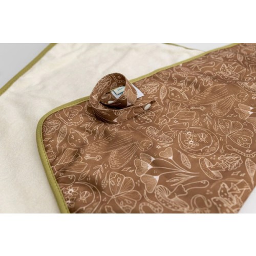 Ultra-Soft Bamboo Machine Washable and Wipeable Diaper Change Mat- Enchanted