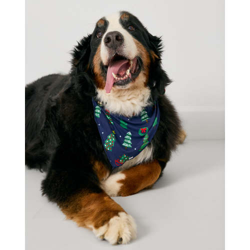 Navy Tree Traffic Pet Bandana | Little Sleepies