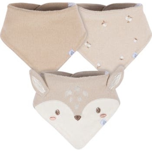 Bandana Bibs 3-Pack Multi Blue Patterns