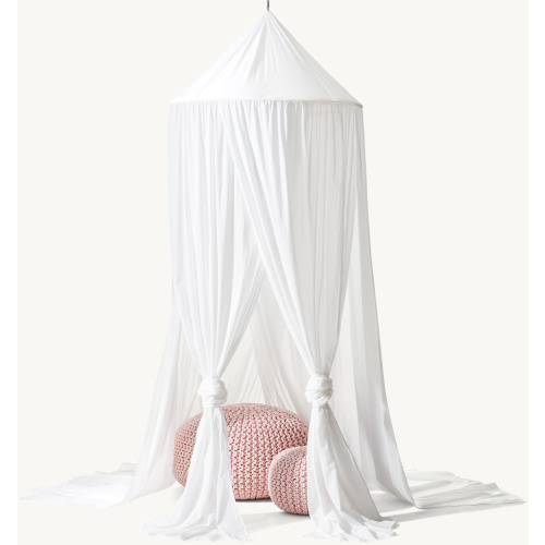 Cotton Voile Play Canopy - White | RH Baby & Child