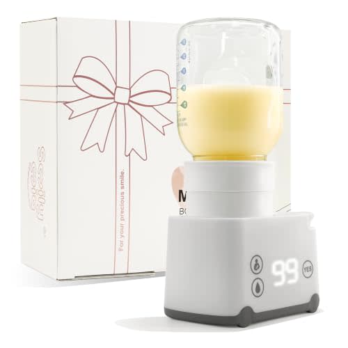 Portable Baby Bottle Warmer for Travel, Accurate Temperature Control | Breast Milk Warmer for Direct Bottle Feeding , Preserves Breast Milk Nutrients , Dual Heating Modes , Long Battery Life