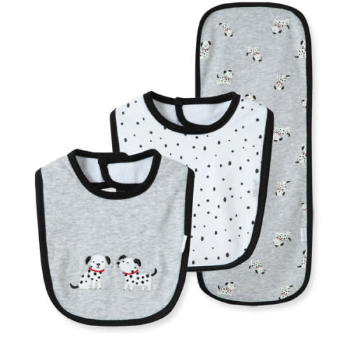 Dalmatian Bib & Burp Set
