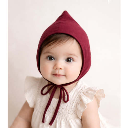Organic cotton Pixie Bonnet Hat – Olive and Cradle