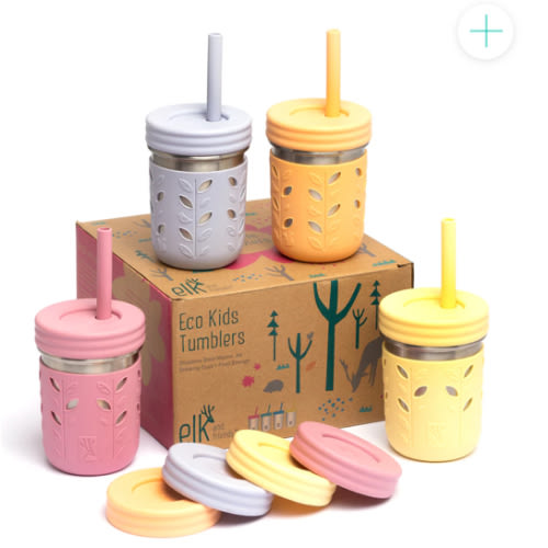 Stainless Steel 10oz Drinking Tumblers + Food Storage