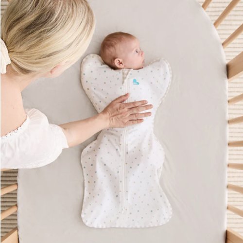 Swaddle Up™ 0.2 TOG Organic Cotton White Starlight