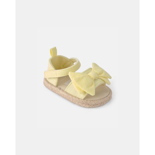 Baby Girl Bow Sandals - Yellow | Carter's