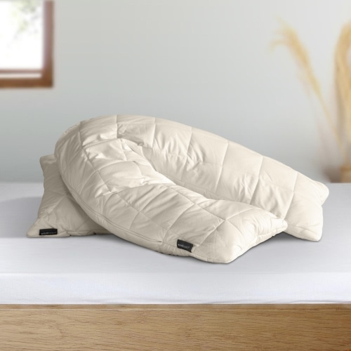 V-Shaped Washable Wool Pillow | woolroom
