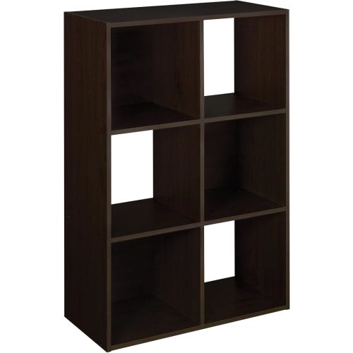 ClosetMaid 78815 Cubeicals Organizer, 6-Cube - Espresso