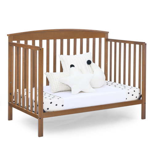 Delta Children Hanover 6-in-1 Convertible Baby Crib, Chestnut