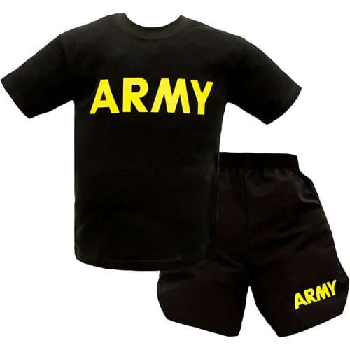 TROOPER Youth Army PT 2PC Short Set