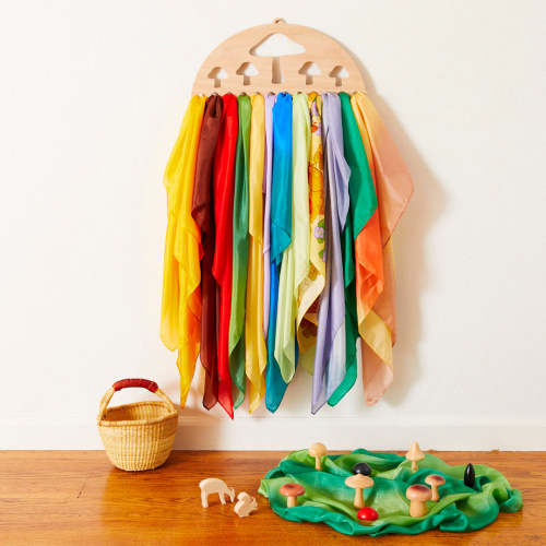 Large Mushroom Playsilk Display – Sarah's Silks