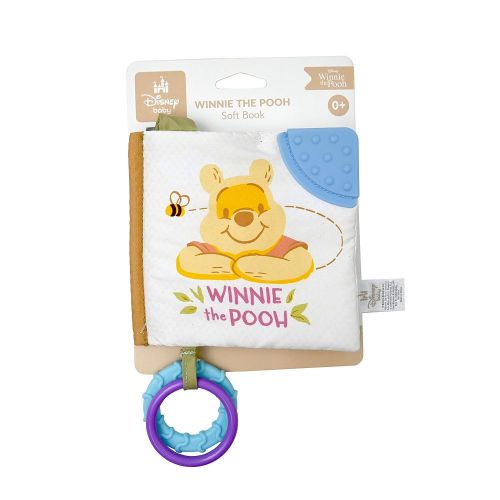 Disney's Winnie the Pooh Soft Baby Book with Teething Ring