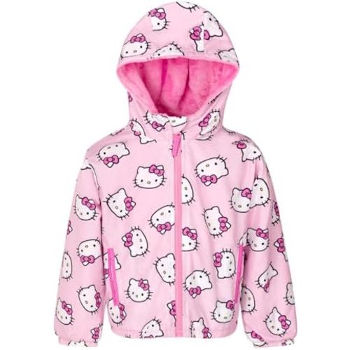 Hello Kitty Girls Zip Up Jacket Little Kid to Big Kid Sizes (4-12)