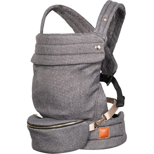 Ergonomic Baby Carrier for Newborns to Toddlers (7-35 lbs) with Adjustable Straps and Belt Bag – Comfortable, Versatile, and Stylish Babywearing Solution