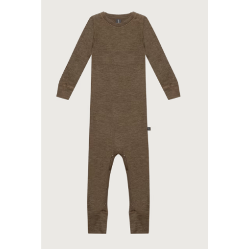 Baby merino wool/silk one-piece in Cocoa - $61.99 - Dilling