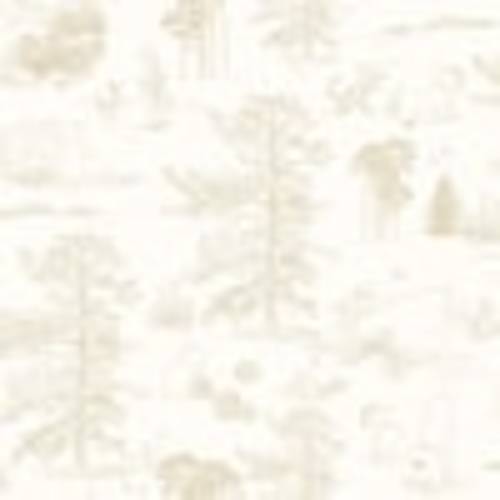 Disney Beige Winnie The Pooh Toile Peel and Stick Wallpaper RMK12622RL