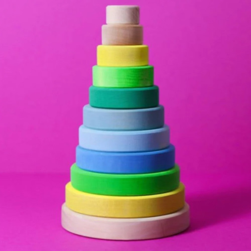 Grimm's Conical Tower Neon Green