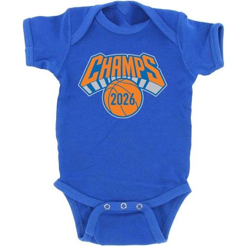 Jalen Brunson New York Champions Championship Baby 1 Piece Short Sleeve Leotard