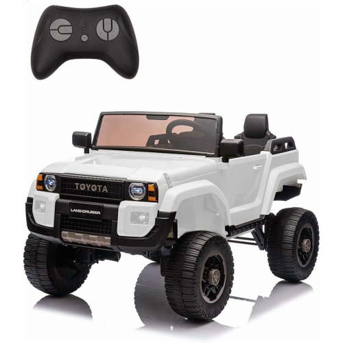 EastVita 24V Ride on Car for Kids, 2 Seater Ride on Car Truck, Licensed Toyota Electric Car with Parent Remote Control, 4.4MPH, 4x550W Motors