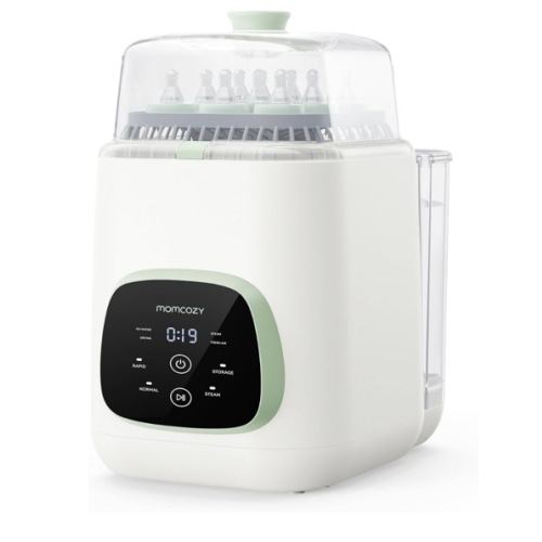 Amazon.com: Momcozy KleanPal Pro All-in-One Bottle Washer, Sterilizer & Dryer - Matte | New Matte White Design, 26 Powerful Spray Jets, 9 Cleaning Modes, 72 Hours Storage, built for new parents' everyday feeding