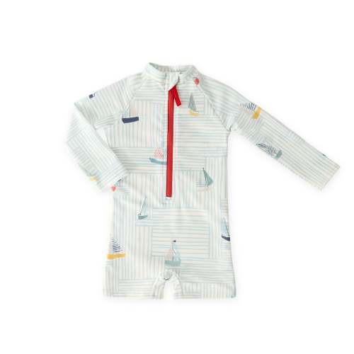 Swim Long Sleeve One-Piece - Set Sail – Pehr