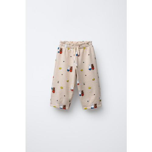 MIFFY™ MERCIS BV © PLUSH PANTS - Ecru | ZARA United States