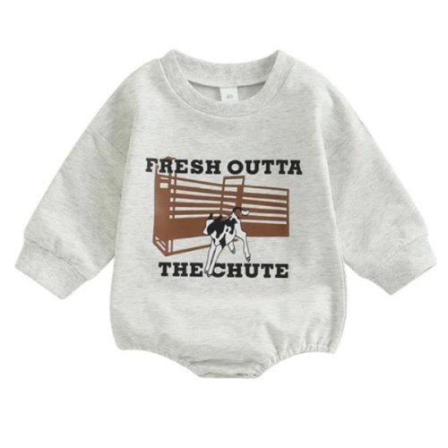 FARM BABY Long-Sleeve Onesie - Hazel & Bo