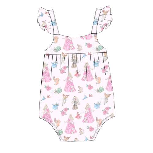 Rose - Bubble Romper