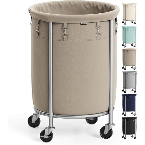 29-Gallon Laundry Basket with Wheels