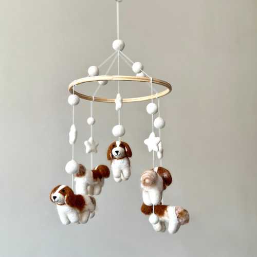Spaniel Baby Mobile