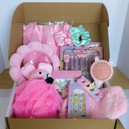 Kids Spa Gift Box: Robe, Headband & Nail Stickers and more!