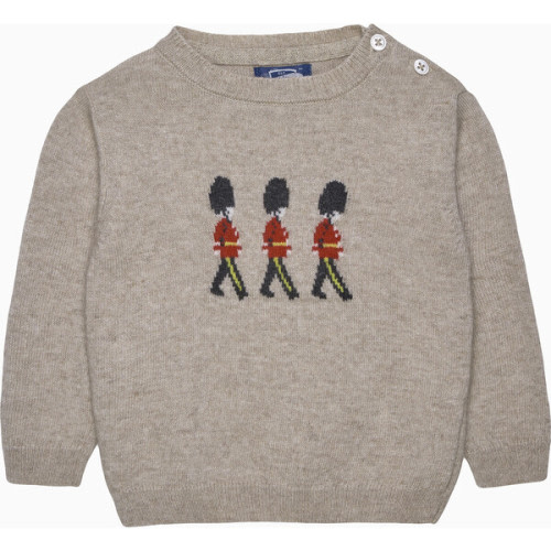Marching Guardsman Jumper, Oatmeal - Trotters London | Maisonette