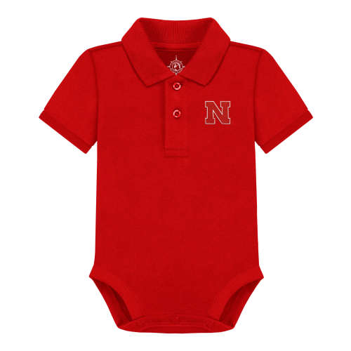 Nebraska Huskers Polo Bodysuit | College Baby