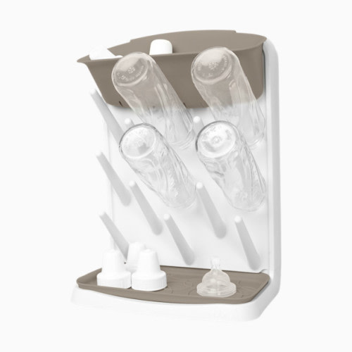 Vertical Bottle Drying Rack - Taupe