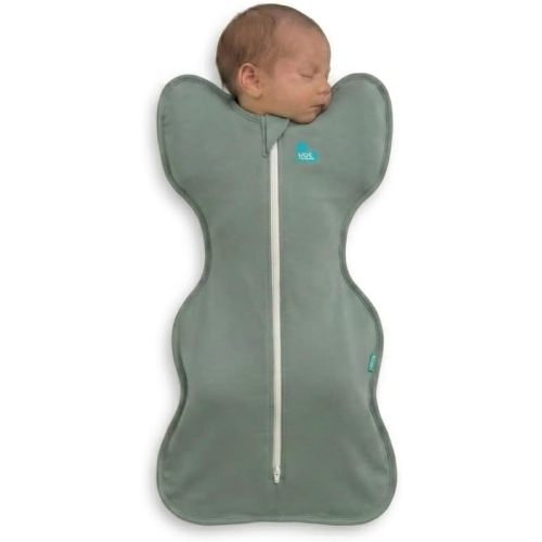 Love to Dream Swaddle UP, Baby Sleep Sack, Self-Soothing Swaddles for Newborns, Get Longer Sleep, Secure Fit Helps Calm Startle Reflex, New Born Essentials for Baby, 1.0 TOG, 13-19 lbs, Deep Olive