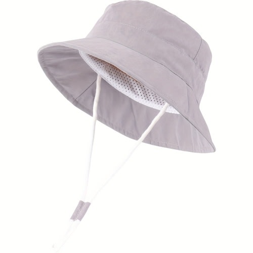 Baby Sun Hat for Sun Protection, Toddler Water Bucket Hat, Summer Children's Beach Hat, Wide-brimmed Comfortable Outdoor Play Hat for Boys and Girls
