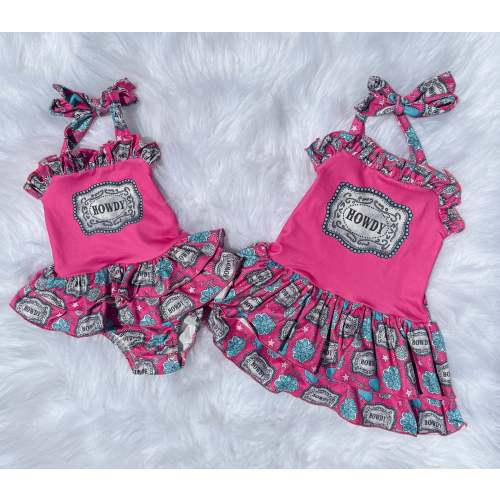 Howdy halter romper/top (FINAL SALE)