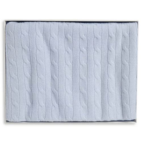 Polo Boys' Cable Knit Cashmere Blanket - Baby