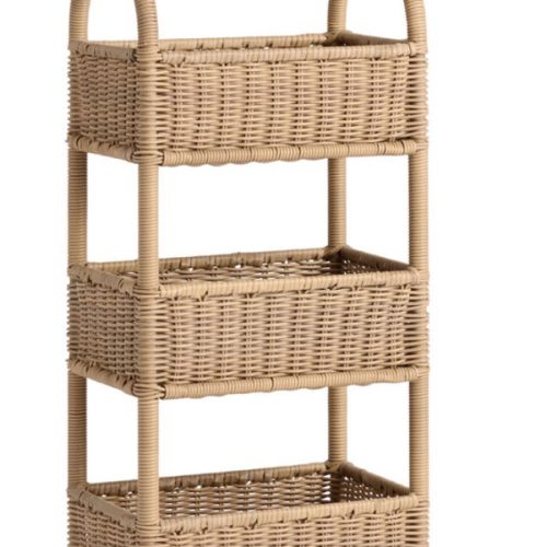 Leya All Weather Wicker Indoor Outdoor Storage Tower - World Market
